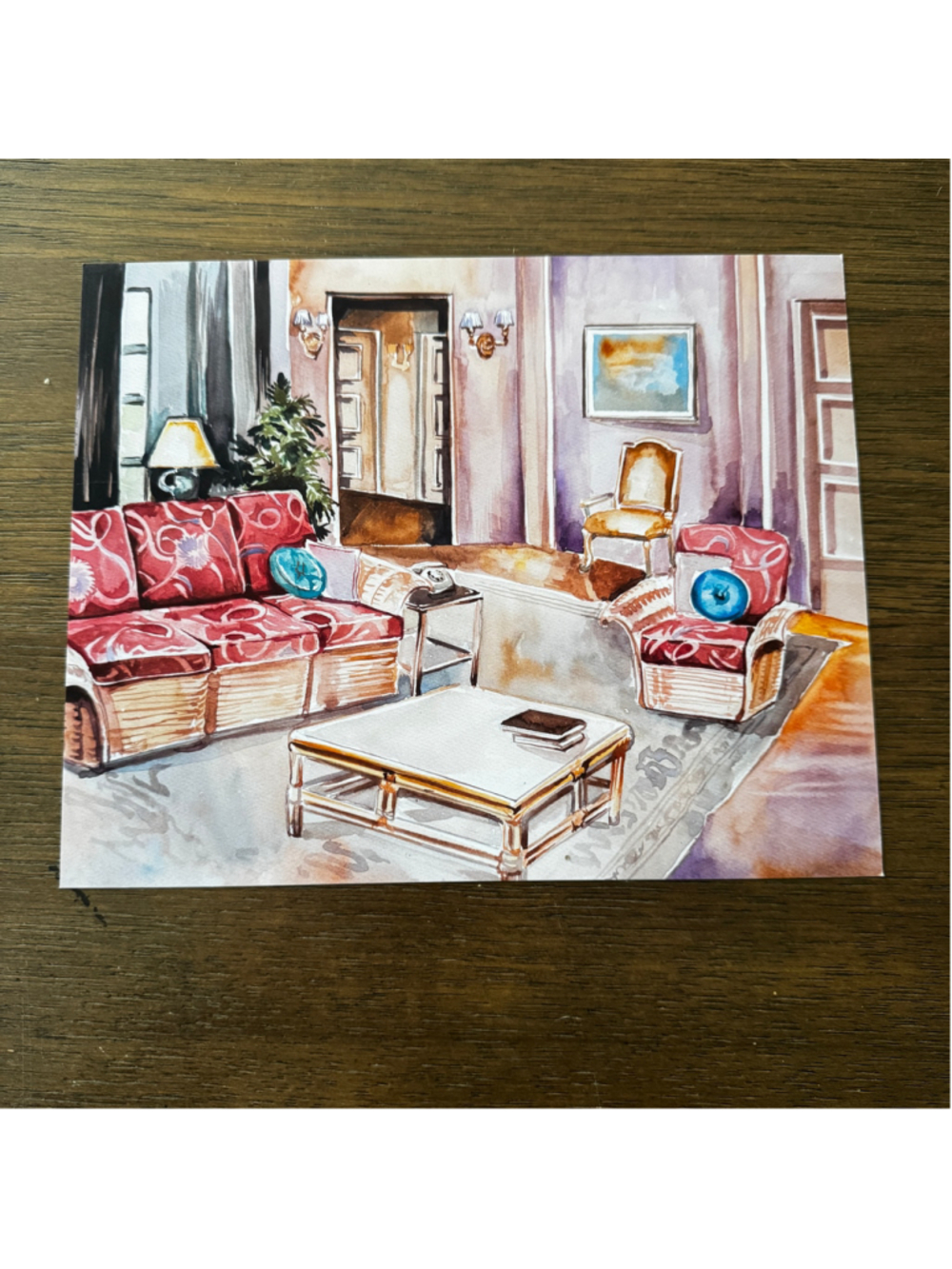 The Golden Girls Living Room Art Print | 8x10 | Fan Art | Home Decor